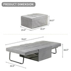 Canapé Convertible Lit Canapé Fauteuil Ottoman Pliant Fauteuils Inclinables pour Salon
