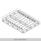 Sommier tapissier en bois massif CraftPorch de 8 pouces avec lattes en bois