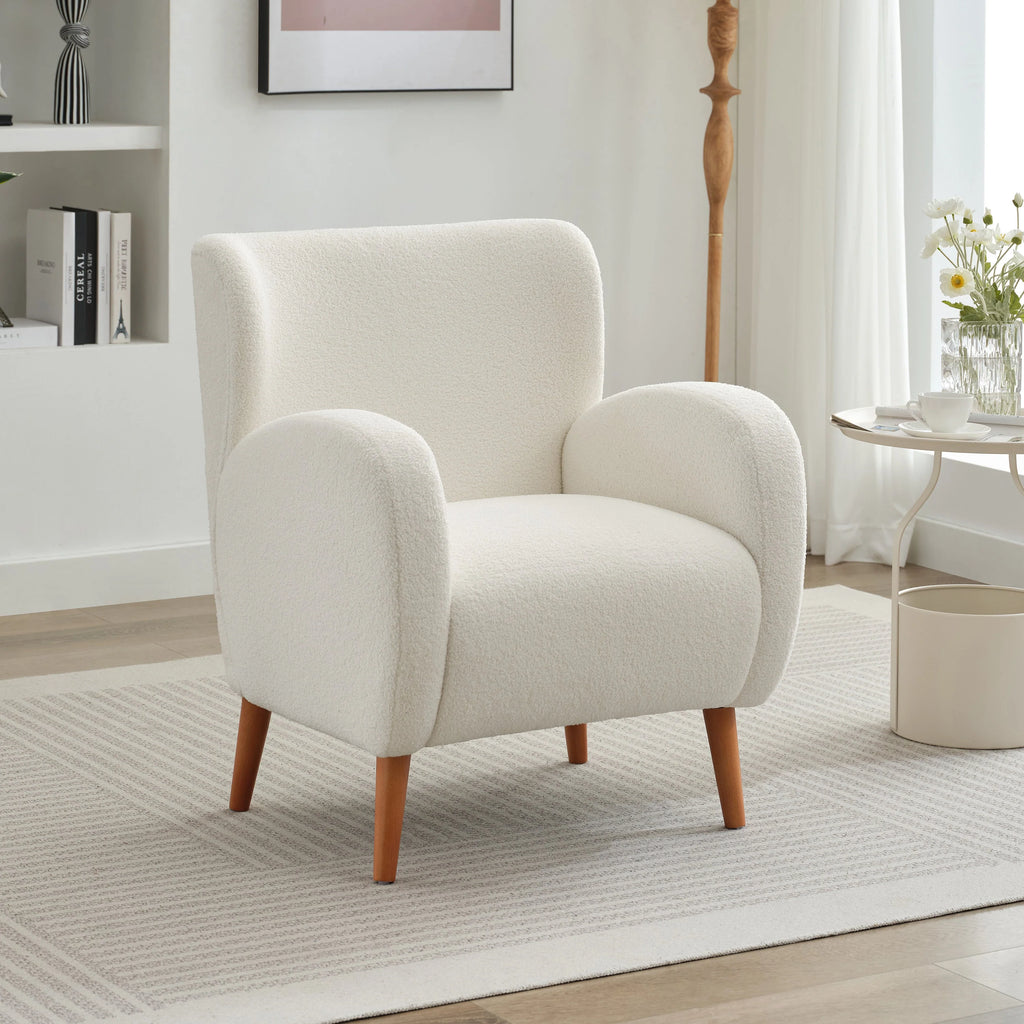 Fauteuil d'appoint moderne de luxe à dossier haut, fauteuil club, canapé individuel
