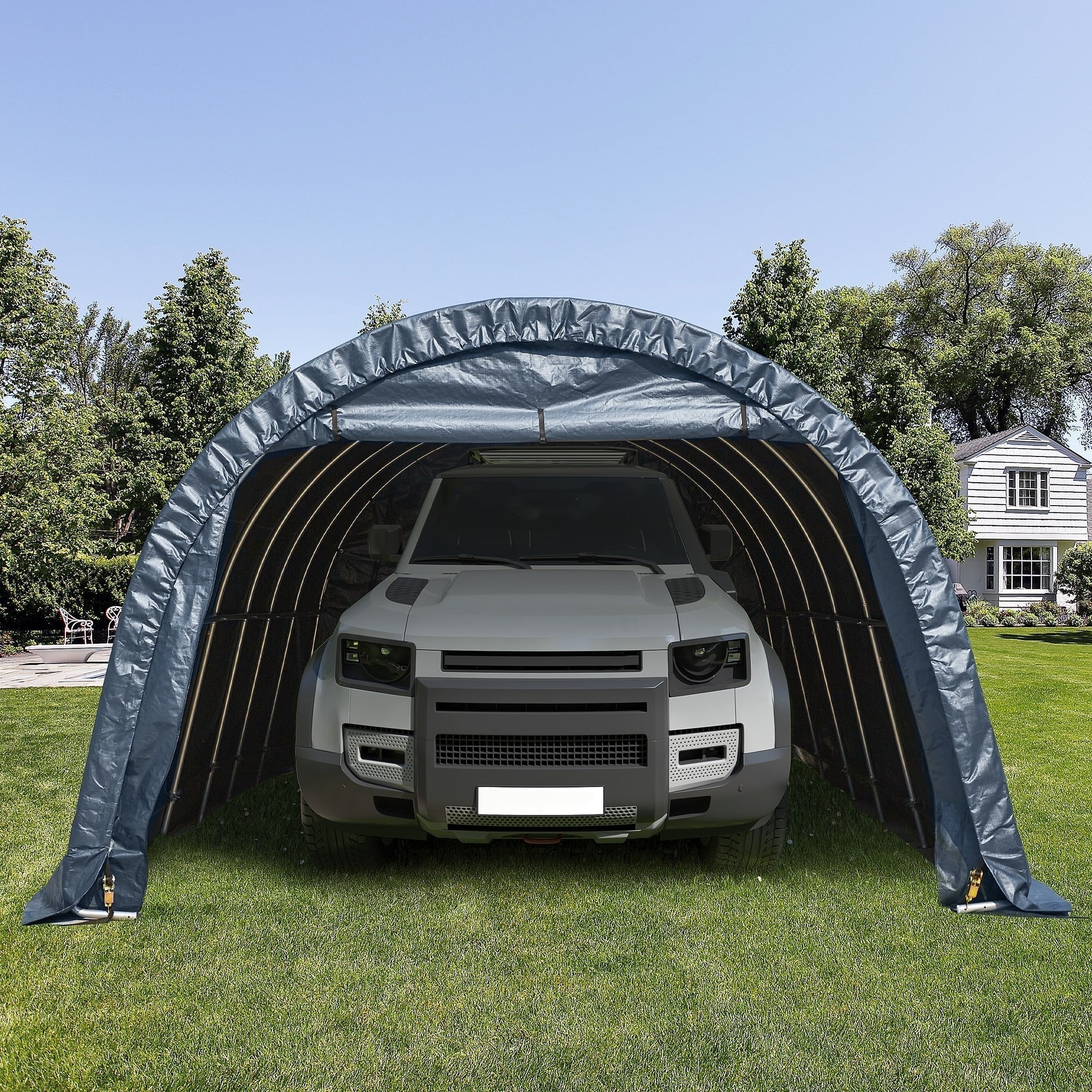 Abri de jardin et carport : abri portable pour vélos, motos et rangement de jardin