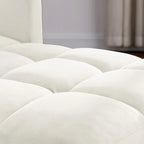 Chaise longue convertible 3-en-1 en lit, noir
