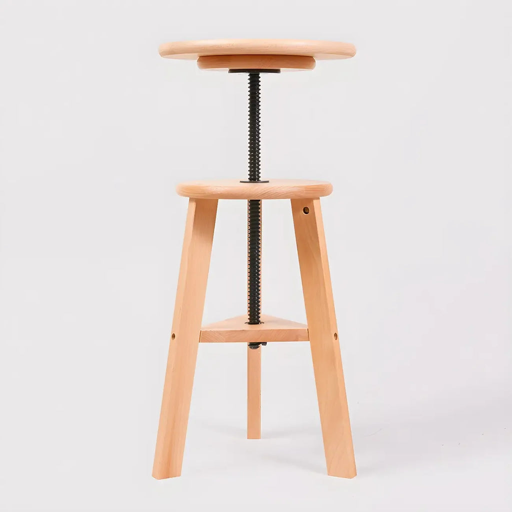 Tabourets de bar modernes en bois avec pivot de comptoir