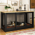 Résidence pour animaux de compagnie avec renfort en tubes de fer Cage pour chien élégante et robuste