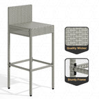 Ensemble de bar en osier d'extérieur Moasis 5 pièces - 5 PCS
