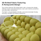Canapé paresseux courbé 2 places Bubble de forme nid d'abeille en tissu textile 3D pour salon et appartement