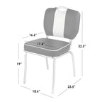 Ensemble de salle à manger Simple Living Raleigh Retro 5 pièces