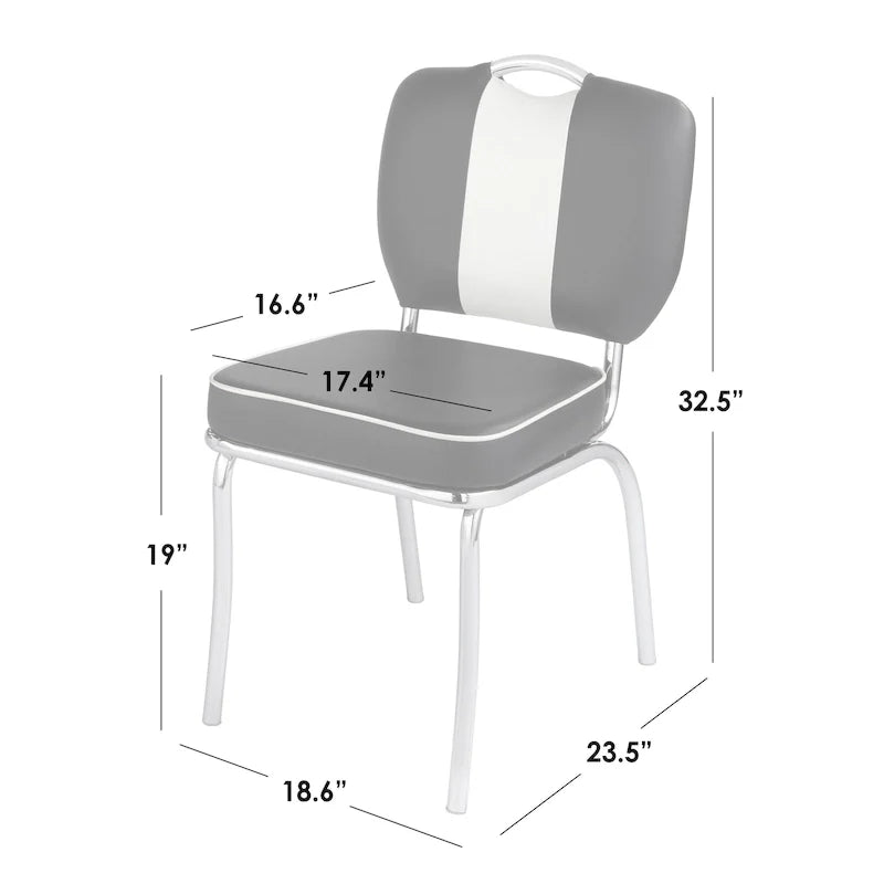 Ensemble de salle à manger Simple Living Raleigh Retro 5 pièces