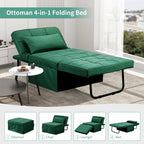 Canapé Convertible Lit Canapé Fauteuil Ottoman Pliant Fauteuils Inclinables pour Salon