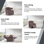 Fauteuil inclinable moelleux avec fonction massage et chauffage