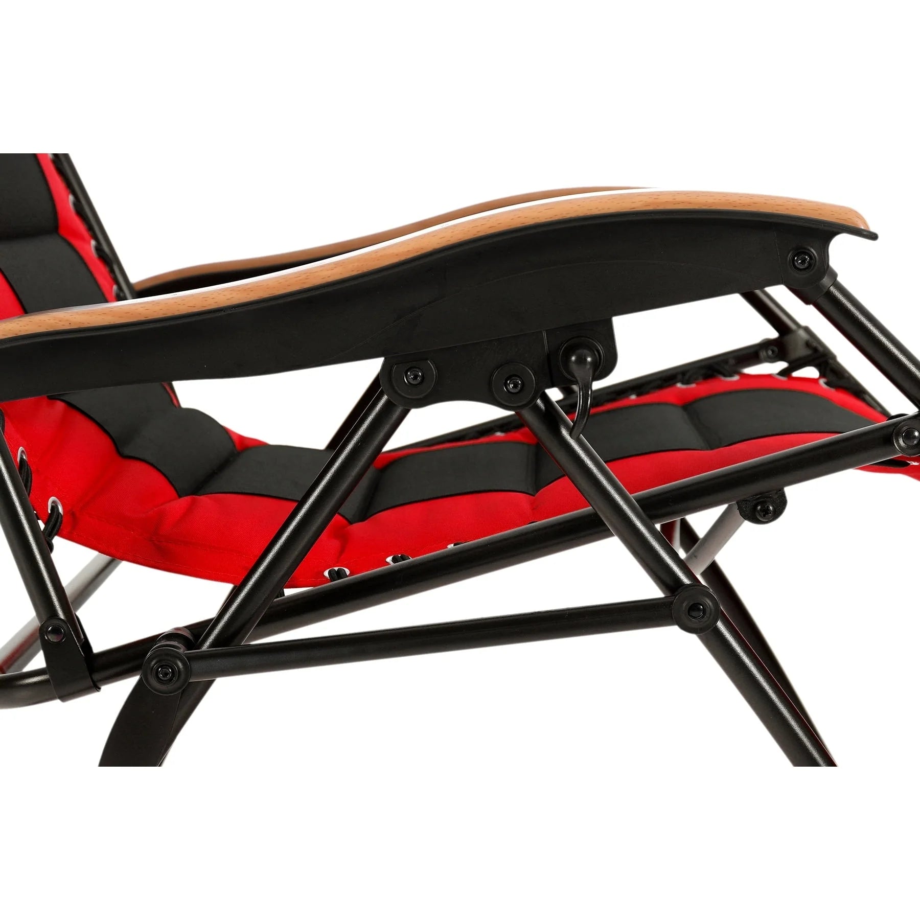 Fauteuil de relaxation zéro gravité XL surdimensionné et rembourré, avec accoudoirs plus larges, inclinable et porte-gobelet - N/A
