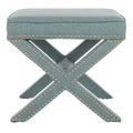 SAFAVIEH Shavonne Ottoman banc en X