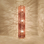 Lampadaire tressé LED à brancher pour salon