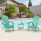 Lot de 2 chaises Adirondack pliantes Bonosuki pour patio et brasero