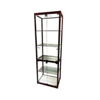 Vitrine contemporaine rectangulaire en verre noir