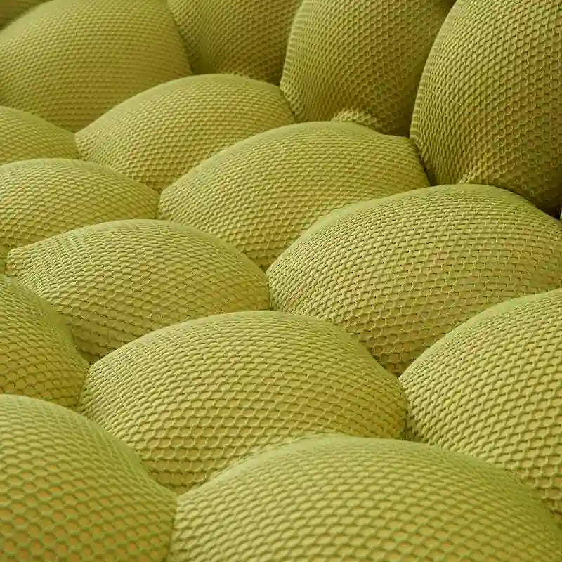 Canapé paresseux courbé 2 places Bubble de forme nid d'abeille en tissu textile 3D pour salon et appartement