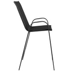Lot de 4 tabourets de bar d'extérieur en matériau Flex Comfort – Tabouret de terrasse