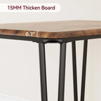 Ensemble Table et Chaises de Salle à Manger Moderne - 3 Pièces