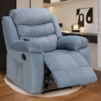 Fauteuil inclinable moelleux avec fonction massage et chauffage