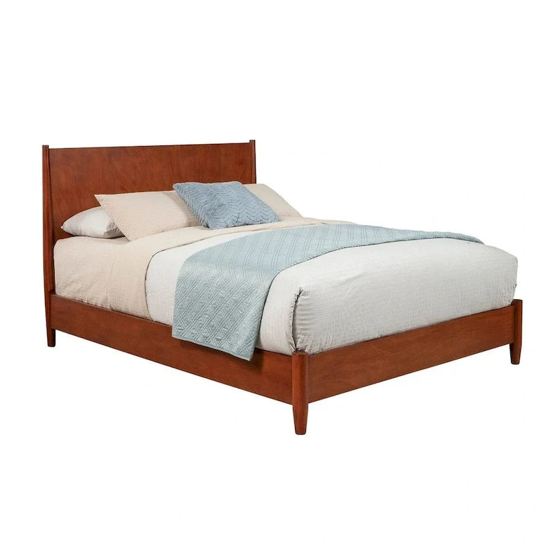 Lit plateforme Flynn Alpine Furniture, Chêne