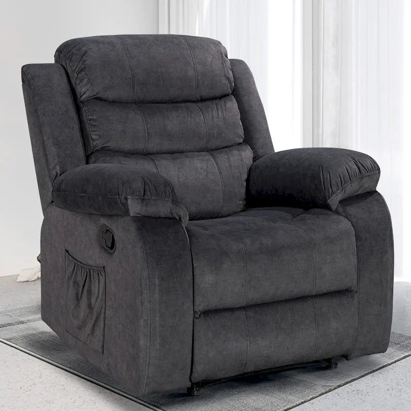 Fauteuil inclinable moelleux avec fonction massage et chauffage