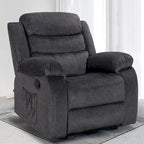 Fauteuil inclinable moelleux avec fonction massage et chauffage