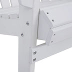 Chaise Adirondack pliable d'extérieur avec porte-gobelet