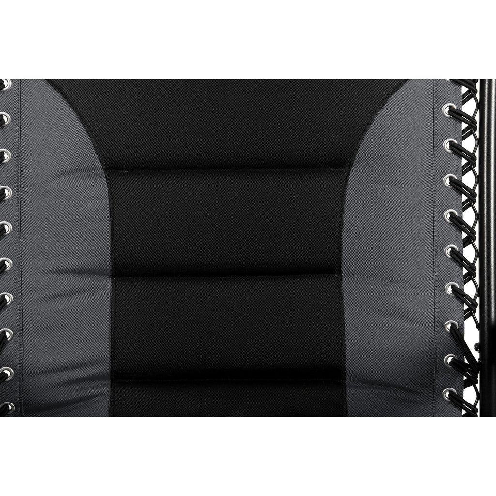 Fauteuil de relaxation zéro gravité XL surdimensionné et rembourré, avec accoudoirs plus larges, inclinable et porte-gobelet - N/A