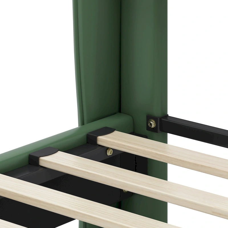 Lit rembourré moderne en cuir PU Uphou de Christopher Knight Home