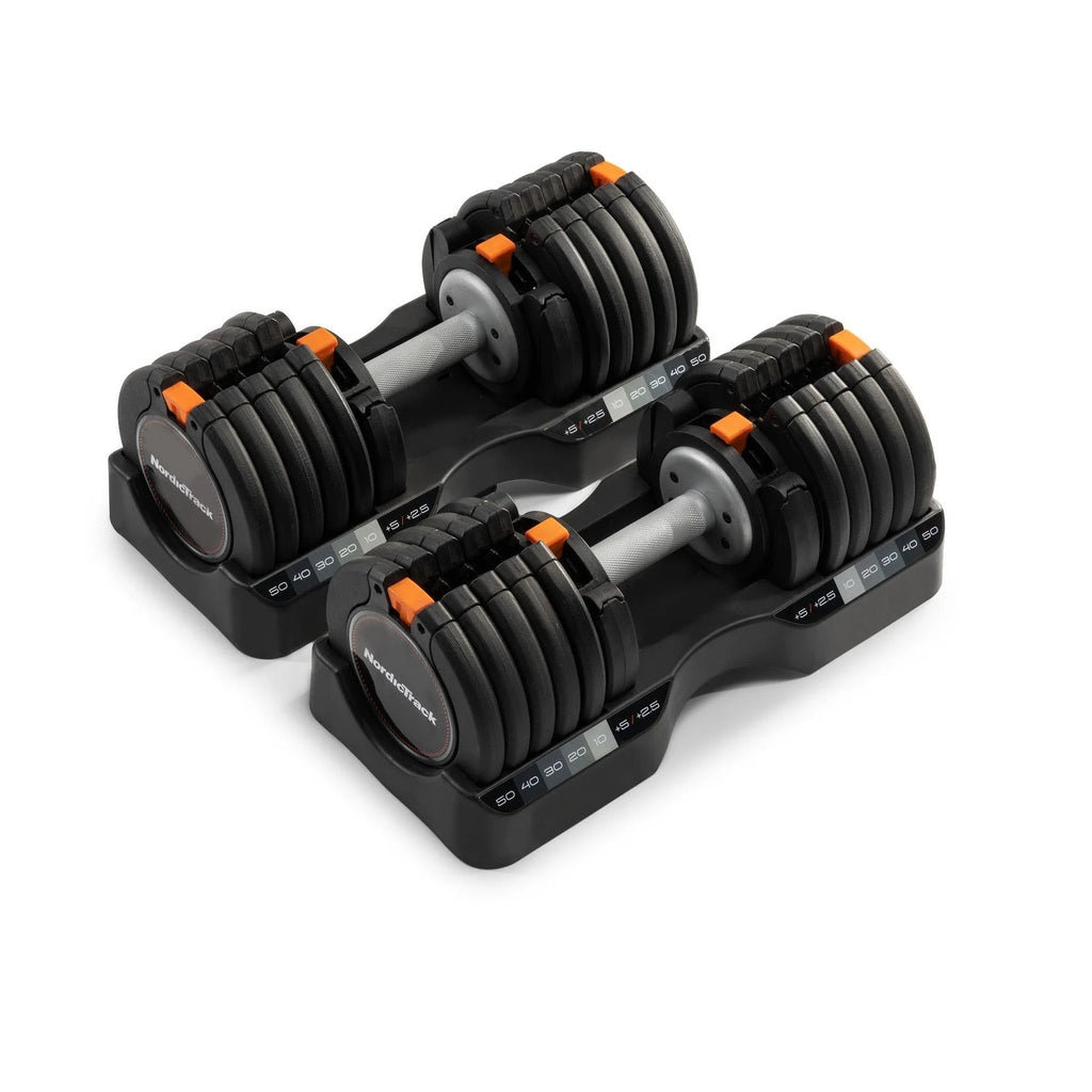 Ensemble d'haltères NordicTrack Select-a-Weight 55 lb.