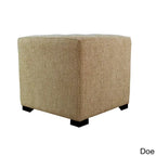 MJL Furniture Text2 Olivia Pouf carré capitonné 4 boutons