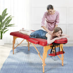 Table de massage portable 84L réglable lit de spa facial tatouage avec sac de transport