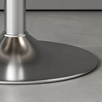 Tabouret de bar réglable pivotant en cuir rembourré