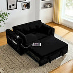 Canapé-lit convertible avec dossier réglable et port USB