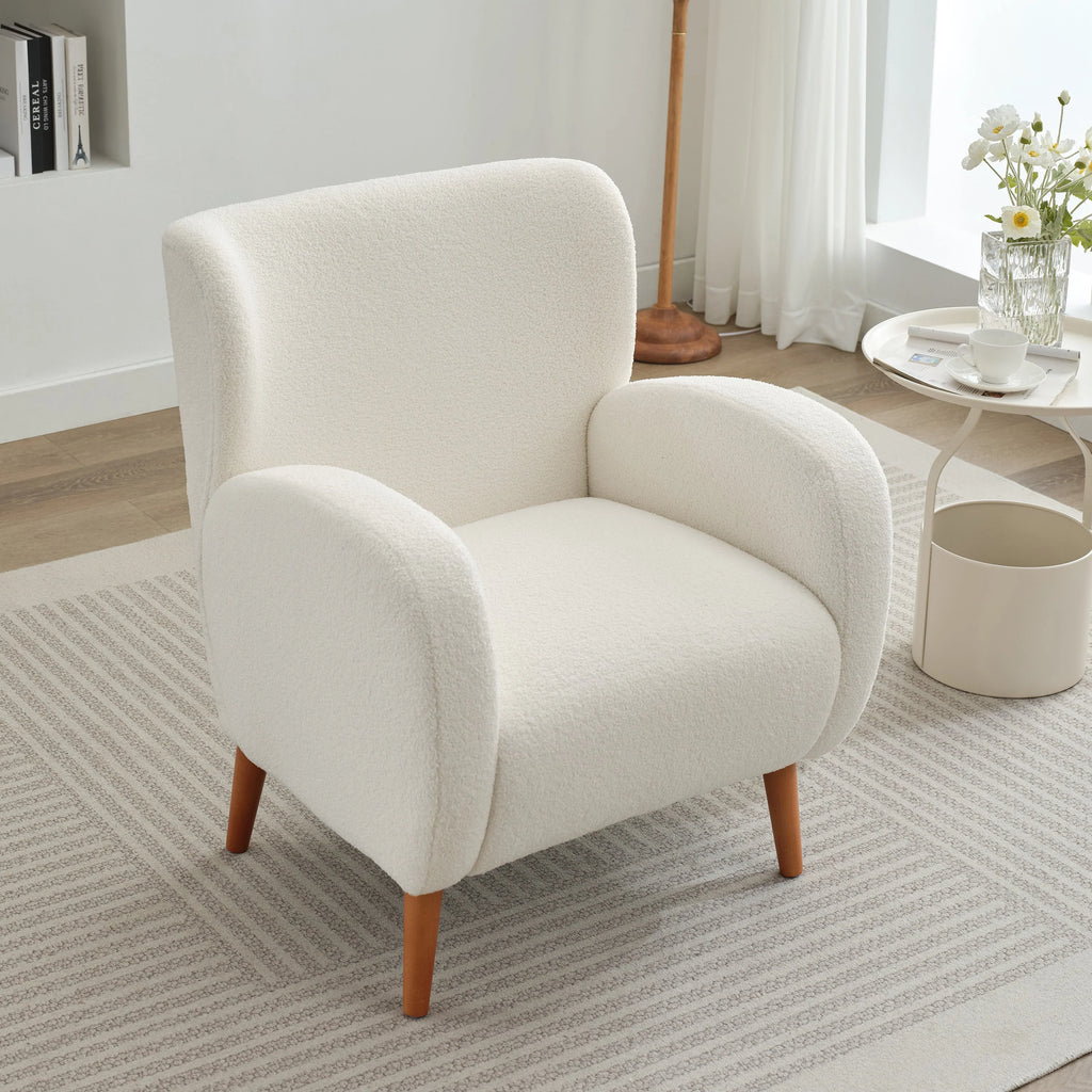 Fauteuil d'appoint moderne de luxe à dossier haut, fauteuil club, canapé individuel