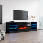 Meuble TV électrique Strick & Bolton Amsden avec cheminée