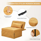 Canapé Convertible Lit Canapé Fauteuil Ottoman Pliant Fauteuils Inclinables pour Salon