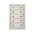 Commode 5 tiroirs en bois massif Montauk de Grain Wood Furniture