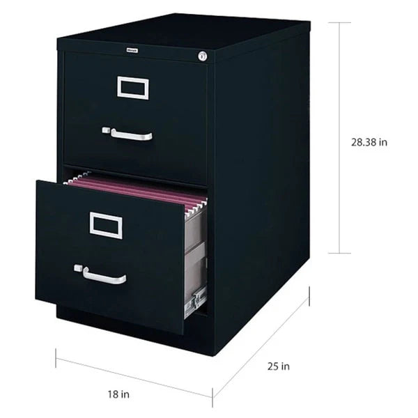 Classeur vertical commercial Hirsh à 2 tiroirs pour documents de format légal