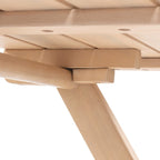 Ensemble de bistro d'extérieur pliant 3 pièces Cadiz Modern Coastal en bois d'acacia, par JONATHAN Y
