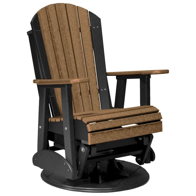 Chaise pivotante et coulissante Adirondack en Poly Lumber
