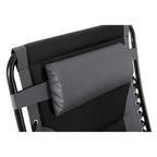 Fauteuil de relaxation zéro gravité XL surdimensionné et rembourré, avec accoudoirs plus larges, inclinable et porte-gobelet - N/A
