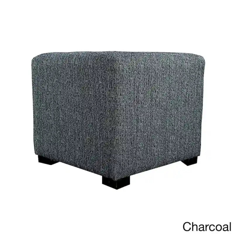 MJL Furniture Text2 Olivia Pouf carré capitonné 4 boutons