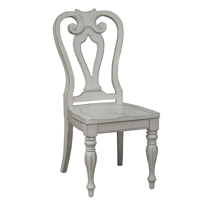 Chaise de salle à manger Magnolia Manor à dossier ajouré (lot de 2)