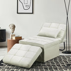 Canapé Convertible Lit Canapé Fauteuil Ottoman Pliant Fauteuils Inclinables pour Salon