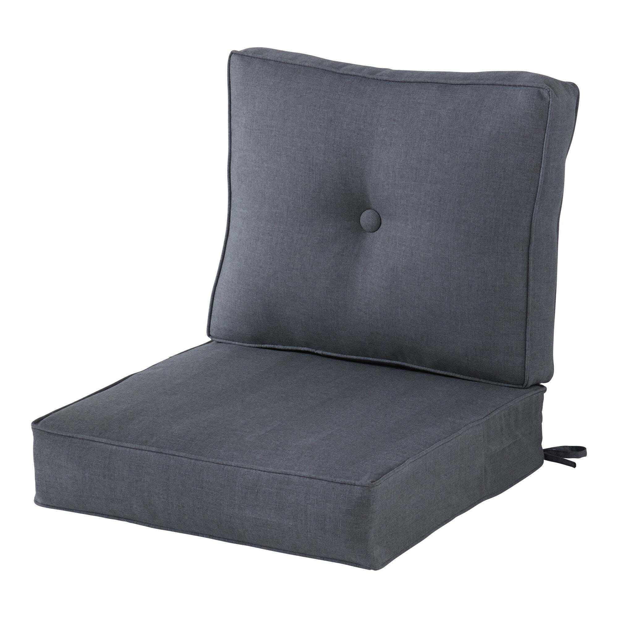 Ensemble de 2 coussins d'extérieur Sunbrella haut de gamme à assise profonde