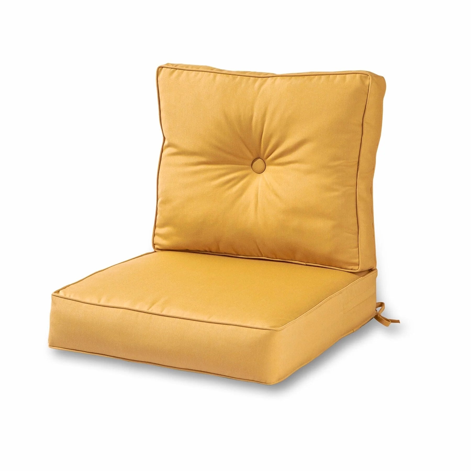 Ensemble de 2 coussins d'extérieur Sunbrella haut de gamme à assise profonde