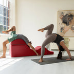 Avana Kami Chaise convertible / Yoga & Massage - Pouf 2 en 1 avec chaise longue de yoga pliable dissimulée, microvelours - N/A
