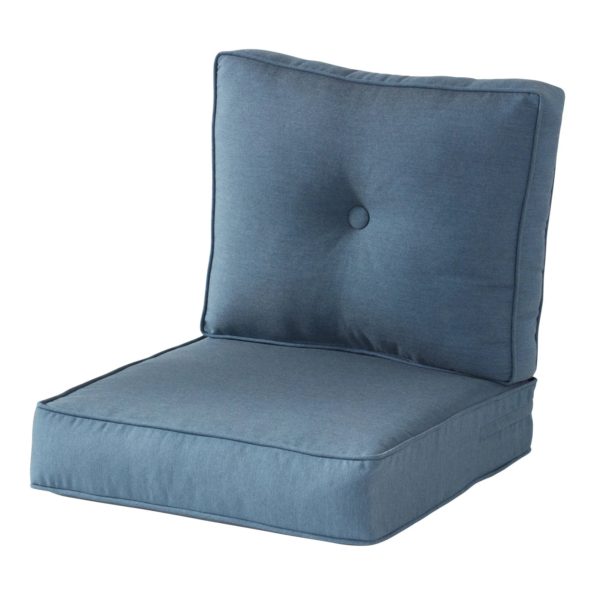 Ensemble de 2 coussins d'extérieur Sunbrella haut de gamme à assise profonde