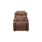 Fauteuil inclinable de luxe pour enfants avec repose-pieds, appuie-tête et 2 porte-gobelets, en microfibre, pour les enfants de 3 ans et plus