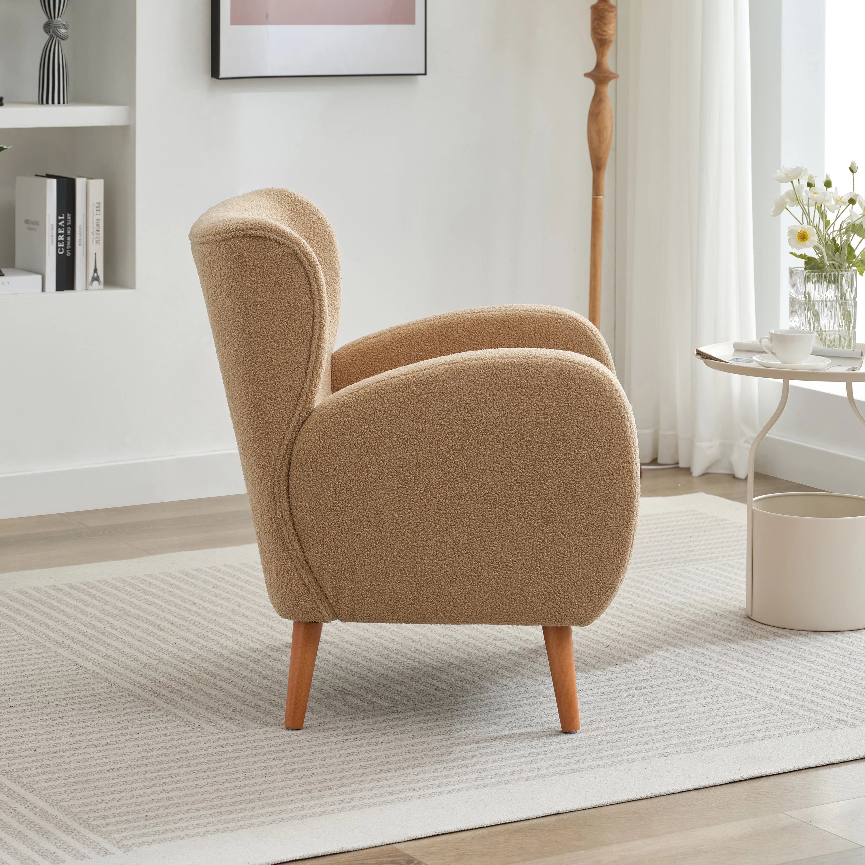 Fauteuil d'appoint moderne de luxe à dossier haut, fauteuil club, canapé individuel